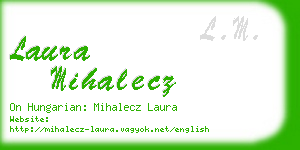 laura mihalecz business card